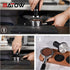 58.5mm Espresso Hand Tamper, Dual Calibrated Spring Loaded Coffee Tamper with Stainless Steel Flat Base