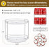 2 Countertop, Closet, 9.25'' Tier Non-Skid Acrylic Lazy Susan Turntable Organizer - Rotating Spice Rack - Spinning