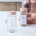 24 4oz Pcs Glass Spice Jars with Labels and Pink Metal Caps, Empty Spice Containers with Shaker Lids, Funnel