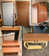 Teemall 15.6inch by 79inch Brown Wood Grain Waterproof Self Adhesive Shelf Liner Sticker