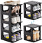 HAIXIN Shoe Organizer Rack for Small Spaces 5 Tier Plastic Vertical Narrow