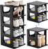 HAIXIN Shoe Organizer Rack for Small Spaces 5 Tier Plastic Vertical Narrow