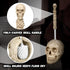 Set Set,Space Toilet Brush and Holder for Bathroom,Skullduggery Skeleton Gothic Bathroom Decor Toilet Bowl Brush Saving