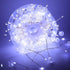 SNWLL 100 Battery Powered Fairy Lights with Remote, LED Cluster Lights Christmas Waterproof Twinkly Globe String Lights