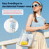 HandFan Portable Misting Fan, Handheld Spray Water Mister, USB Rechargeable Mini Cooling Hand Fans for Summer