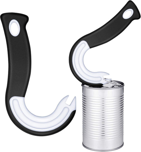 Mudder 2 Pieces Easy Open Ring Pull Can Opener for Soda and Food Cans, Manual Ring-pull Helper