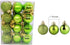 lasenersm 24 Pieces Small 1.18"/3cm Shatterproof Christmas Ball Ornaments, Green, for Christmas Tree