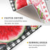 Summer Gnomes Dish Drying Mat 18x24 Inch, Watermelon Fruit Buffalo Plaid Absorbent Kitchen Dry Mats for Sink