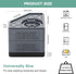 Anti Vibration Pads for Washing Machine, Foot Pads for Washer and Dryer Pedestals, Shock and Noise Cancelling Support