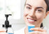 Summark Holder,24 OZ Mouthwash Dispenser for Bathroom,Mouth Wash Pump Bottle with Stainless Steel Cup Refillable Clear