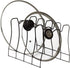 SimpleHouseware Kitchen Pot Lid Rack Holder Organizer - Bronze