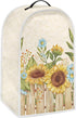 Wood Sunflower Blender Dust Cover, Stand Mixer or Coffee Maker Appliance Cover Anti Fingerprint Polyester Dust Proof Stain Resistant Blender Cover for Home Kitchen