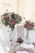 Floroom Artificial Flowers 25pcs Real Looking Dusty Rose Foam Fake Roses for DIY Wedding Bouquets and Home Decorations
