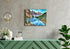 Colorado Wall Art, Banff Mountain Moraine Lake National Park Photo Canvas Prints, 12x16” Framed Pictures