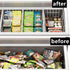 Slideep 17.5'' Large Storage Baskets - Chest Freezer Organizer, Sturdy Metal Wire Pantry Bin for Home Kitchen (2 Packs)