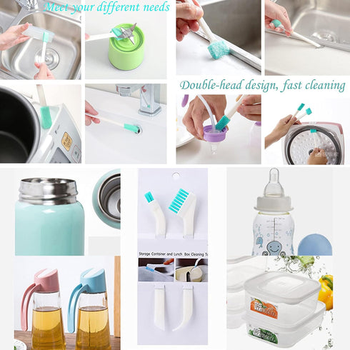5Pcs Household Cleaning Brushes, Precision Cleaning Kit for Corner Stain Dirt, Deep Detail Crevice Cleaner Set