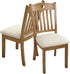 Stretch Jacquard Dining Chair Seat Covers Set of 4, Removable Washable Anti-Dust Slipcovers (4, Beige) for Dining Room