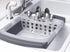 PrepWorks Collapsible Dish Drainer - Expandable Dish Rack for Drying Plates, Cups, Kitchen Utensils, Fits Over Most