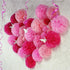 Gavoyeat 18 pcs Paper Pom Poms Color Tissue Flowers for Birthday Celebration Wedding Party Halloween Christmas