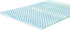 ZINUS 1.5 Inch Swirl Gel Cooling Memory Foam Mattress Topper, CertiPUR-US Certified, Full Size, Light Blue