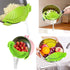 Snap Strainer, Clip-on Heat Resistant Silicone Colander for Pots, Hands-free Pour Spout for Pasta, Vegetables