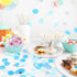VCOSTORE 5000 Pieces Tissue Paper Confetti Circles, 1 Inch Round Dots for Birthday Wedding Party Decoration, Blue &
