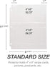 Samsill Recipe Card Page Protectors (50 Count) for 8.5 x 11 Recipe Binders