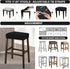 Counter A,2 Pack NeColorLife Rectangle Bar Stool Covers,Stretch Waterproof Saddle Seat Covers for Height and Kitchen