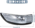 uxcell Right Rearview Mirror Turn Signal Lamp Housing for Toyota Yaris 2011-2019 No.817300D080