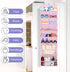 Closet 20 MISSLO Clear Over the Door Shoe Organizer Large Deep Pockets Hanging Shoe Rack for Fit Pairs Shoe Holder