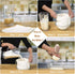 Fancymay 6 12"x12" 100% PCS Nut Milk Bags - Unbleached Cotton Cheesecloth, Reusable Food Strainer Colander