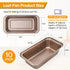 2pack Loaf Pan, 10inch Non-Stick Banana Bread Pan, Stackable Bread Pans for Homemade Baking (10x5inch)