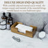 Countertop MyGift Trifold Paper Towels, Modern Metal Wire Bathroom Paper Hand Towel Holder in Brass Tone Finish, Guest