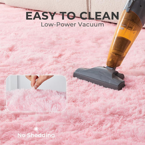 4x6 4 6 OPPODREAM Pink Rugs for Bedroom, Ultra-Soft Fluffy Area Rugs for Living Room, x Shag Carpet for Nursery, Kids