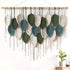 KHOYIME Macrame Wall Hanging Large Boho Home Decor, Bohemian Leaves Tapestry Modern