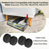 4 Pack Replacement Wheel for Ryobi Cordless Stick Vacuum 18v One+ HP & PCL720K, PBLSV716K