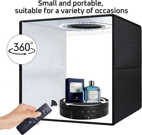 3 in1 5.74 /7.08/ 8.66 inch 22lbs Load360 (3 in1 JAYEGT Motorized Rotating Display Stand with Replacement CoverMax
