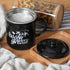 Ceramic Bacon Grease Keeper with Strainer - Kitchen Storage Solution