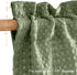 Waffle-Weave Textured Valance for Kitchen - Waterproof Window Curtains (60-inch x 18-inch, Sage, One Panel)