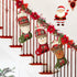 DearHouse 5.3 Ft Artificial Poinsettia Christmas Garland with Red Berries, Holly Leaves, Pine Cone Decor