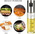 Olive Oil Sprayer for Cooking, 100ml Portable Glass Oil Spray Bottle for BBQ, Air Fryer, Baking, Grilling