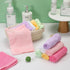 40 Rags(Multicolor,10 10 Inch) Newwiee Pcs Wash Cloth Bulk Cotton Bath Hand Face Washcloths Soft Quick Drying Towel