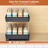 Mystozer 8.26''Wx10.62''Dx8.66''H, 2 Packs-2 Pull Out Spice Rack Organizer for Cabinet, Slide Out Spice Racks