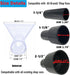 Compatible Extractor Attachment for All Shop Vacs, 2-1/2", 1-7/8", & 1-1/4" Three Adapters for Auto Detailing