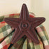 Park Designs Cast Star Curtains Hook Pair, Red