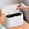 Mini Trash Can with Lid, Removable Small Garbage Can for Bathroom, Office, Kitchen, Countertop Wastebasket