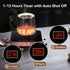 3 Settings 1-12H Coffee Mug Warmer for Desk with Auto Shutoff, Coffee Cup Warmer for Desk Auto Shut Off with Temp.