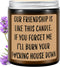 Homsolver Funny Scented Soy Candle Gifts - Premium Lavender Scent, Best Friend Birthday Christmas Gifts for Women
