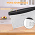ALLTOP Bench Scraper & Chopper, Stainless Steel Blade Knife, Ideal Kitchen Tool for Baking and Meal Prep, Set of 2