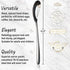 Set of 4 Egg Spoons for Soft Boiled Eggs, 18/10 Stainless Steel, 5.5 Inches